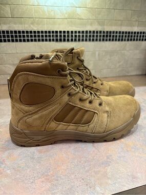 Botas Pro Tactical Boots Men’s 13 Wide Coyote Side Zip NWOT